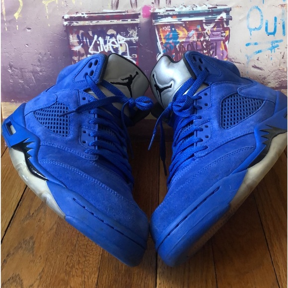 Jordan Other - Jordan 5 Retro Blue Suede